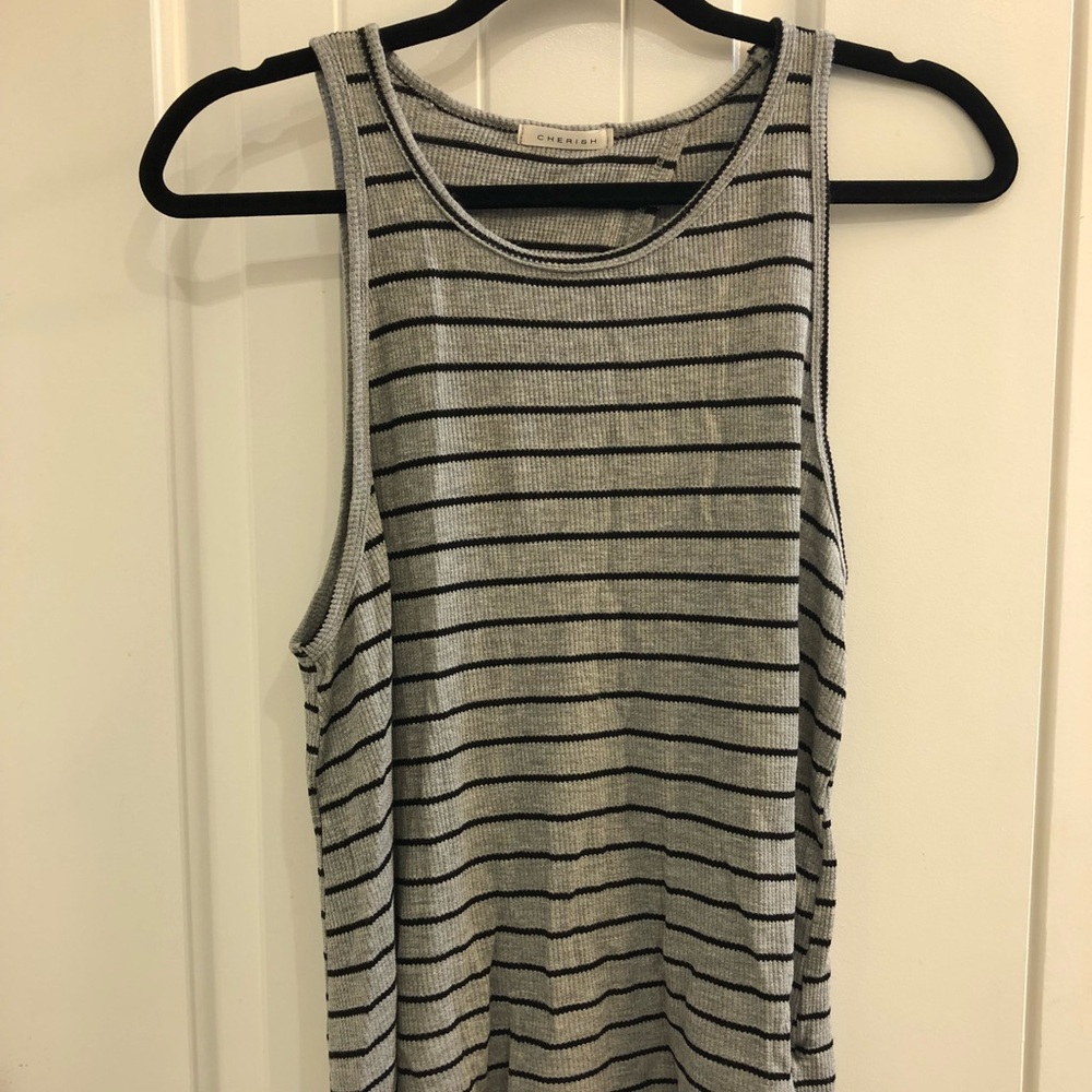 Open back tank